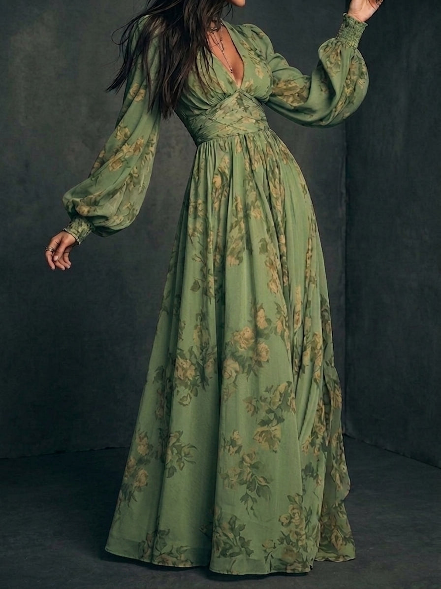 Josien | Blumiges Maxikleid