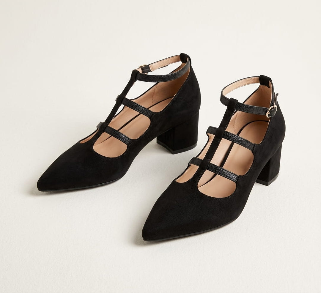 Giulia | Spitzenschuhe mit Riemchen