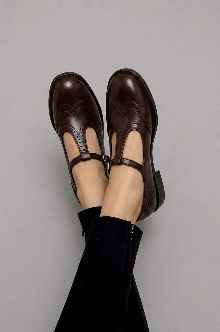Sarah | Elegante Mary Jane mit T-Riemen