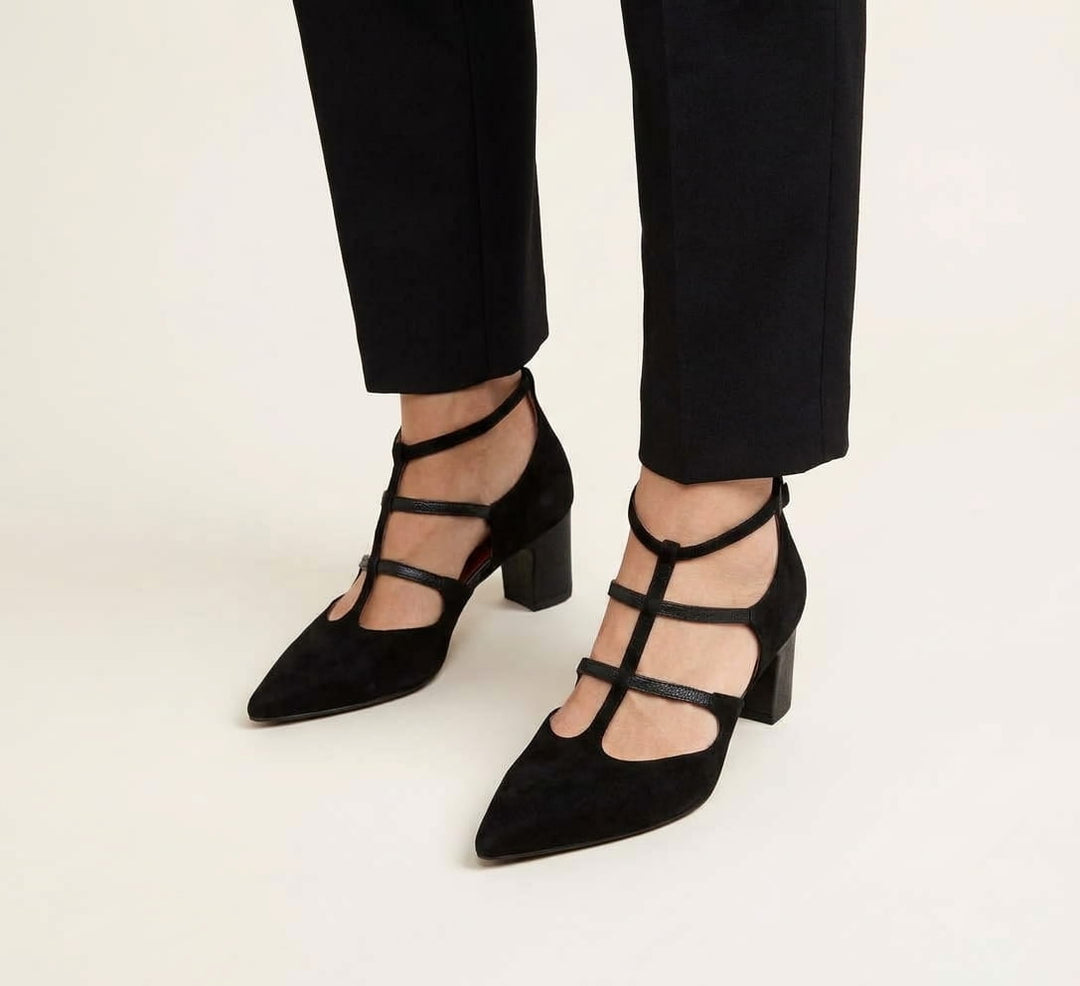 Giulia | Spitzenschuhe mit Riemchen