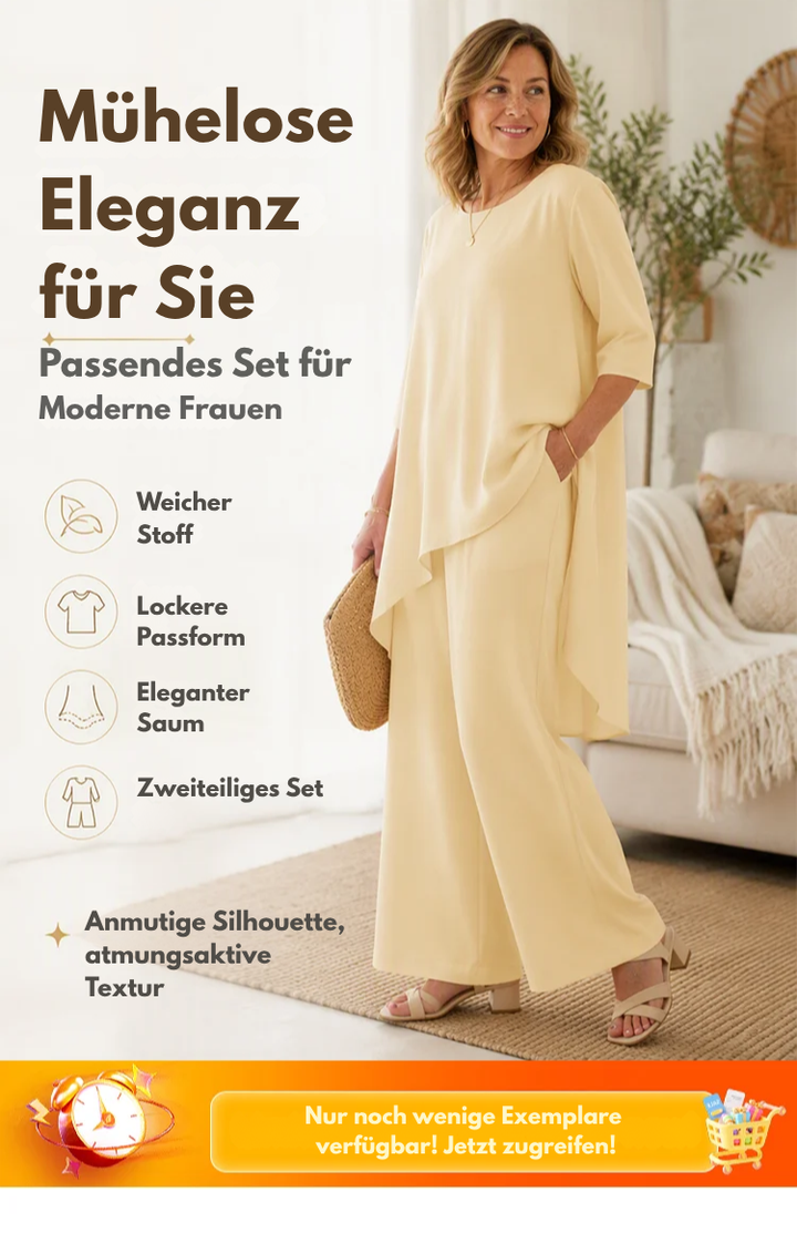 Asymmetrisches Oversize Hosen-Set – Locker & vielseitig