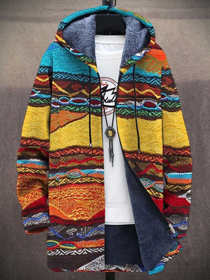 Jindalee™ | Luxuriöse Strickjacke mit künstlerischer Inspiration
