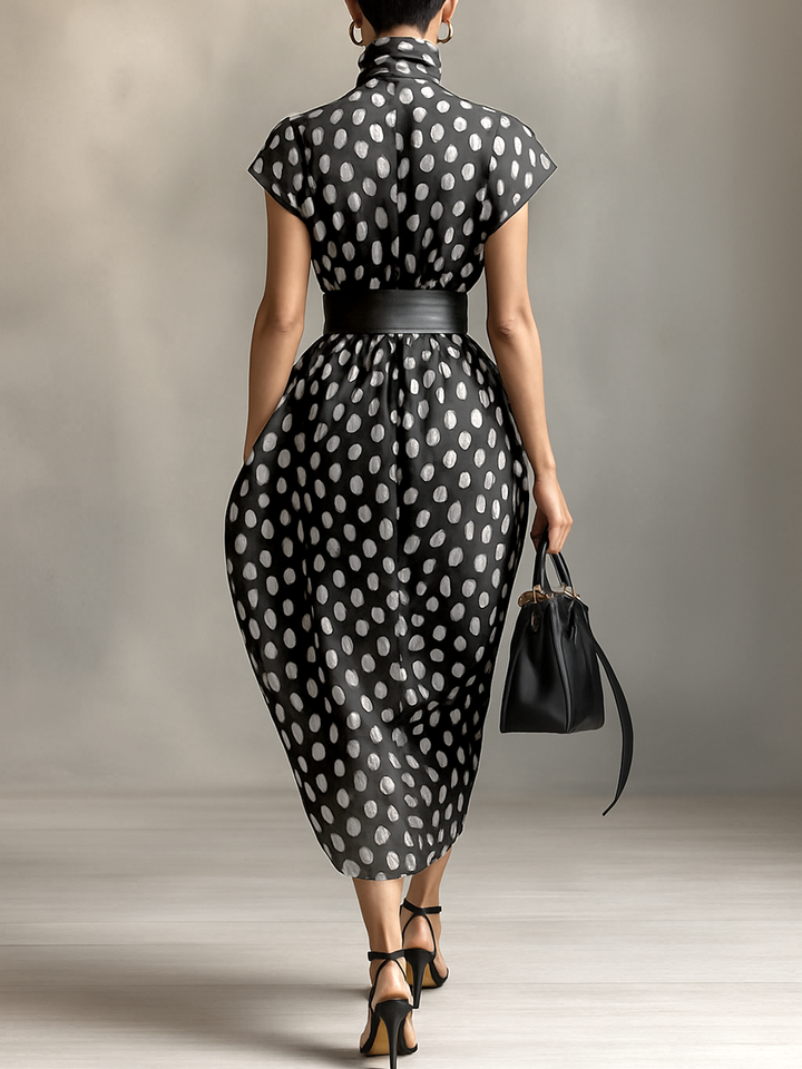 Maxi Kleid mit Punkten