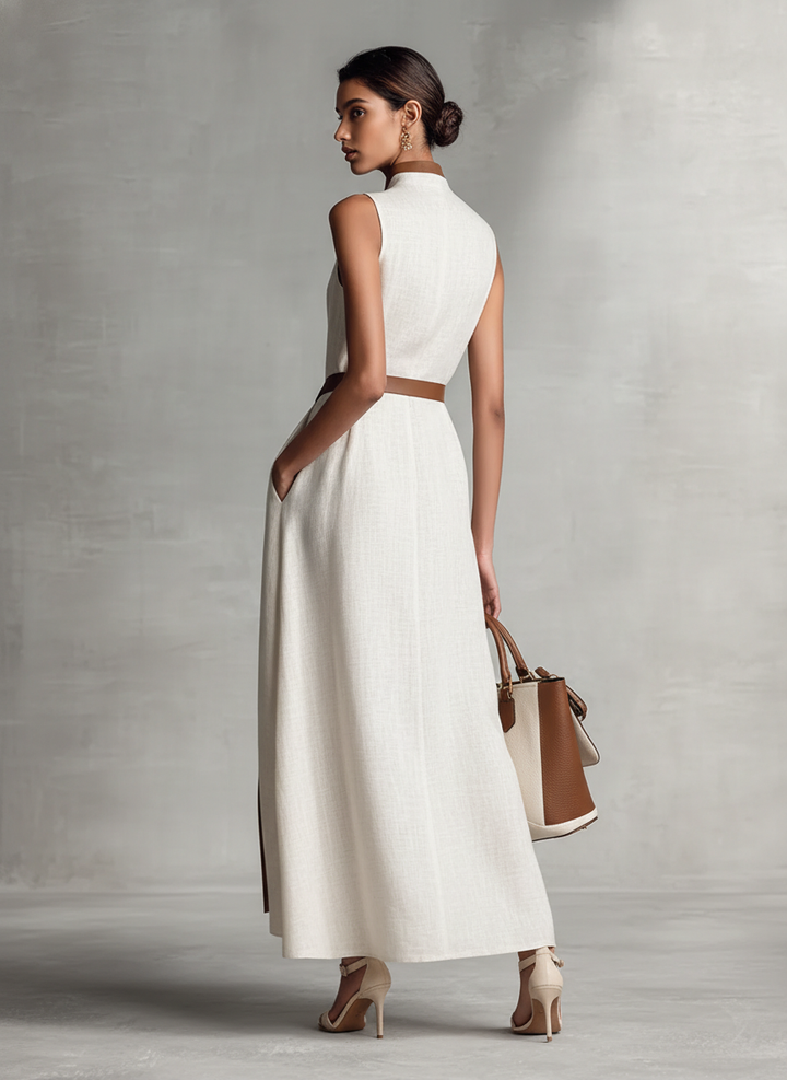 SUZANNE™ - ELEGANTES V-AUSSCHNITT SOMMER-MAXIKLEID