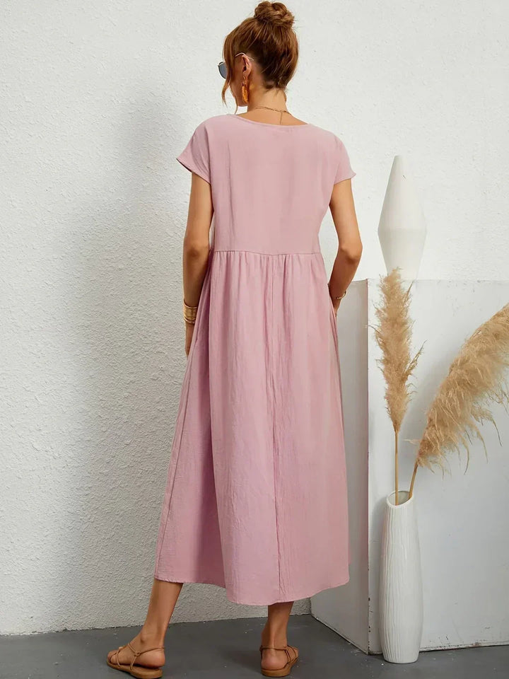 Gabrielle™ — Midi-Kleid fließende Eleganz ohne Zeit