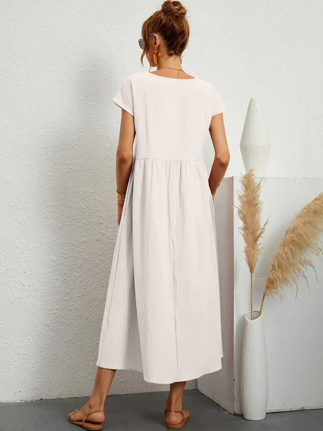 Gabrielle™ — Midi-Kleid fließende Eleganz ohne Zeit
