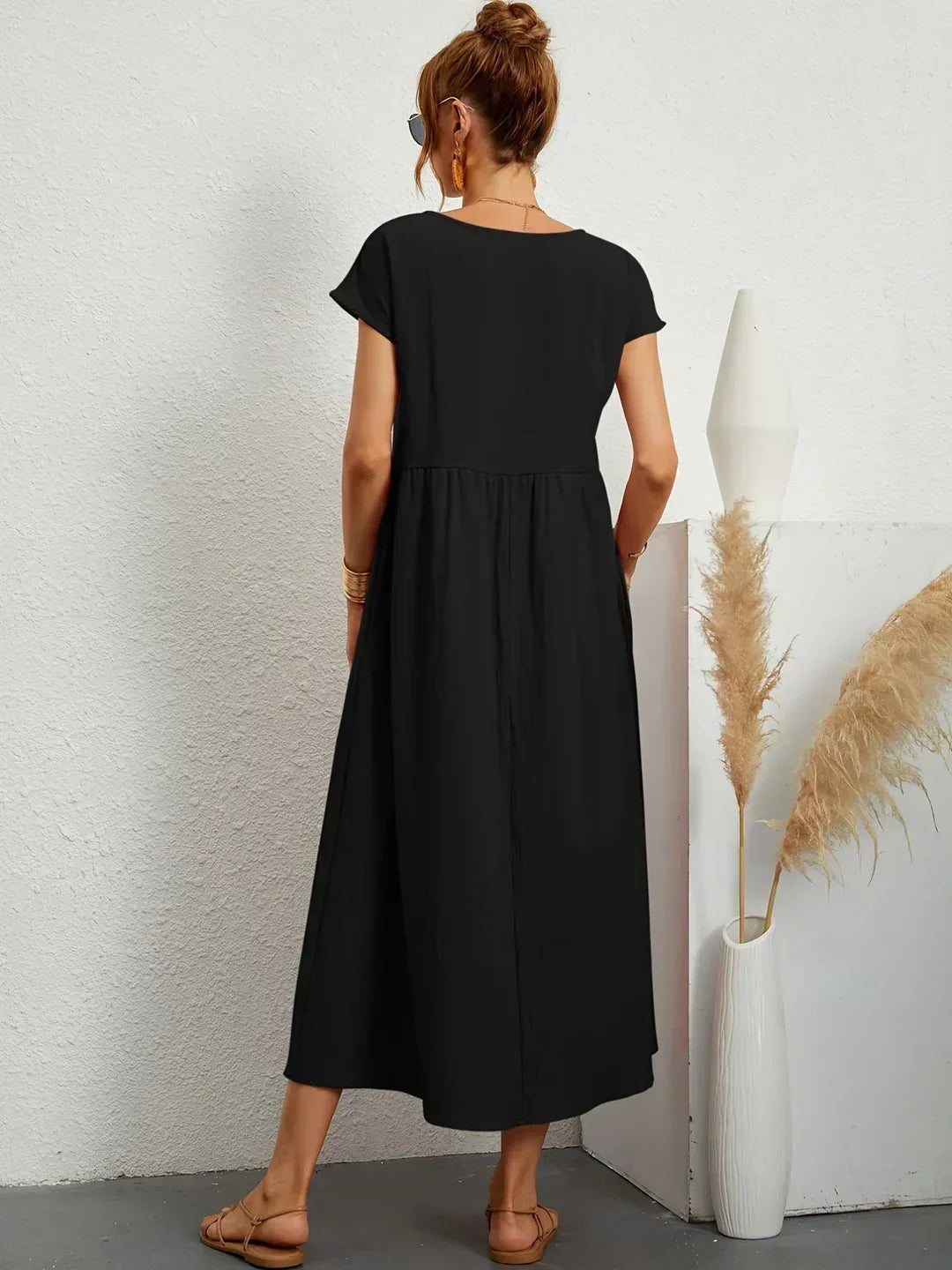 Gabrielle™ — Midi-Kleid fließende Eleganz ohne Zeit