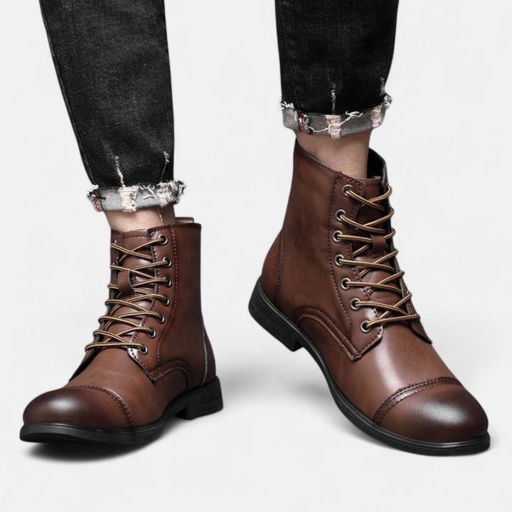 Elias | Stilvolle Herrenstiefel aus Kunstleder