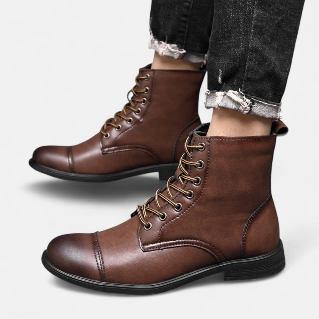 Elias | Stilvolle Herrenstiefel aus Kunstleder