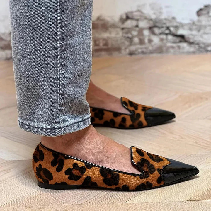 Verity | Verfeinerte Ballerinas mit Tierdruck