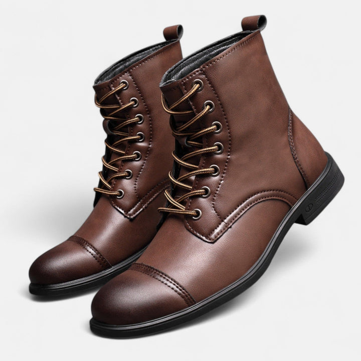 Elias | Stilvolle Herrenstiefel aus Kunstleder