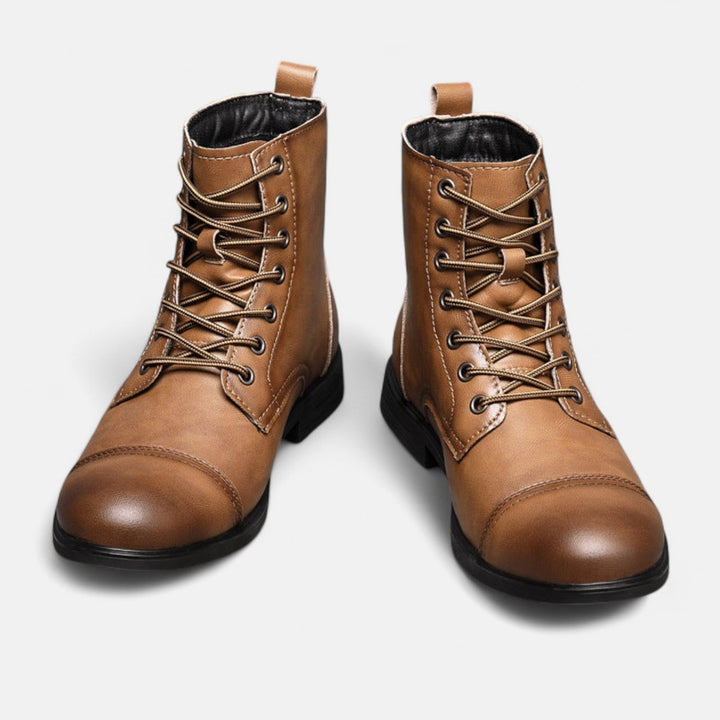 Elias | Stilvolle Herrenstiefel aus Kunstleder