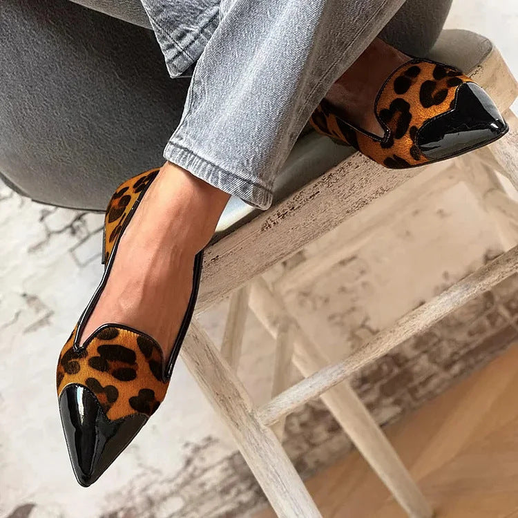 Verity | Verfeinerte Ballerinas mit Tierdruck
