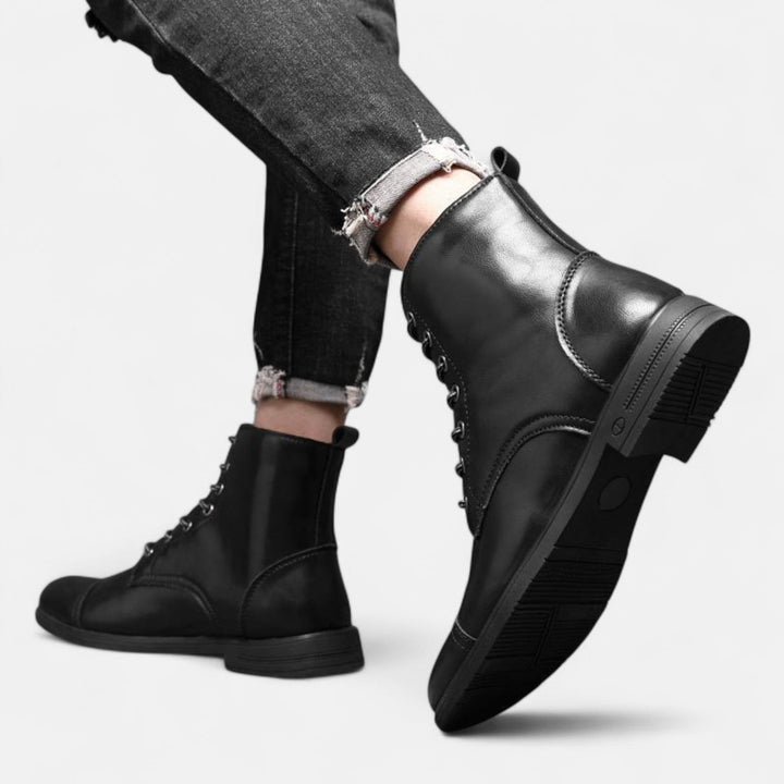 Elias | Stilvolle Herrenstiefel aus Kunstleder