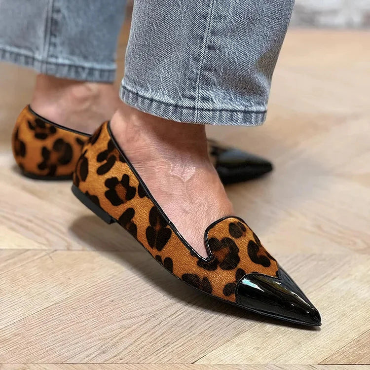Verity | Verfeinerte Ballerinas mit Tierdruck