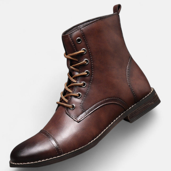 Elias | Stilvolle Herrenstiefel aus Kunstleder