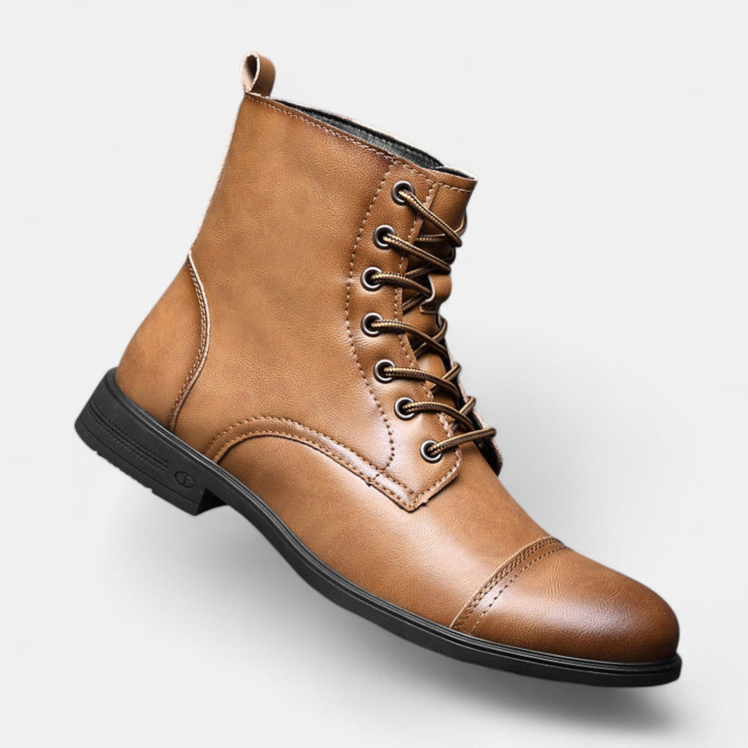 Elias | Stilvolle Herrenstiefel aus Kunstleder