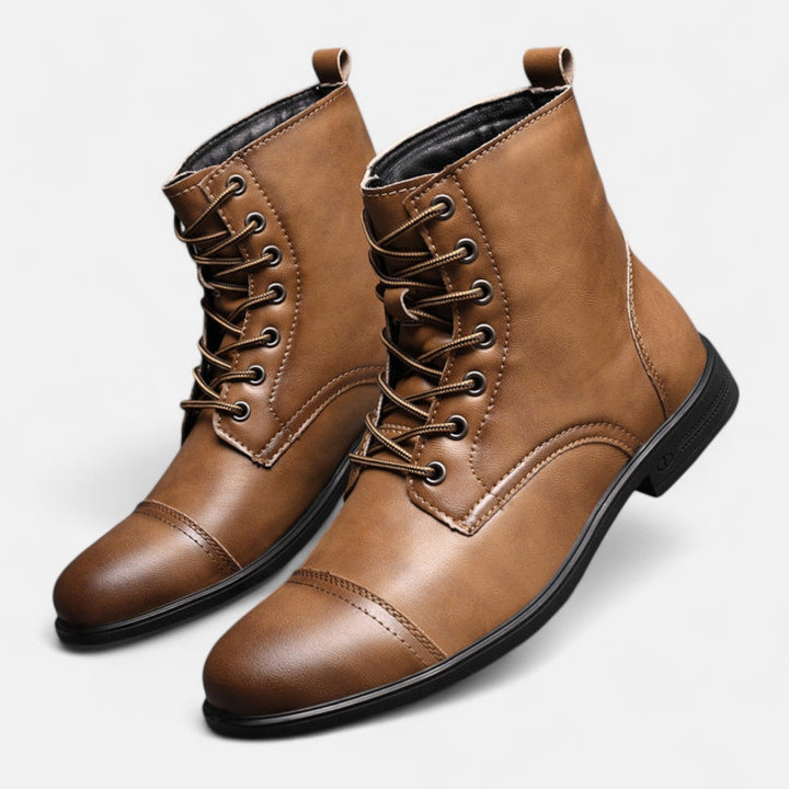 Elias | Stilvolle Herrenstiefel aus Kunstleder