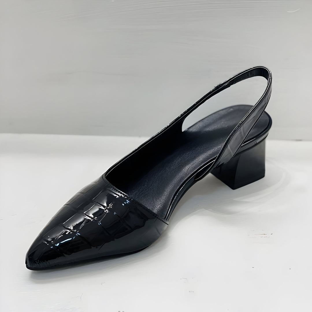 Elisa | Pumps mit Absatz und breiter Spitze