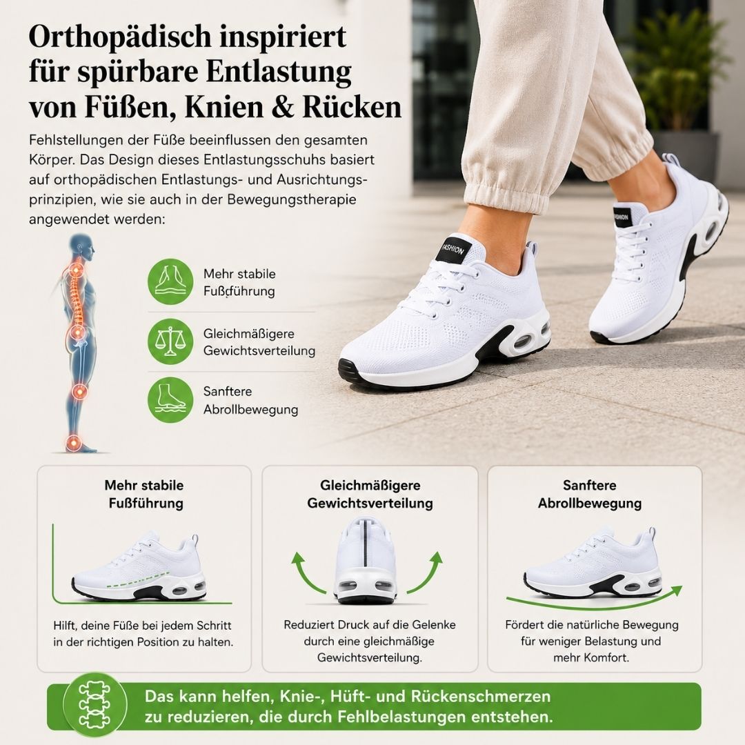 OrthoCare Komfortschuhe - Schmerzlindernde Komfortschuh  | Rutschfest & Federleicht