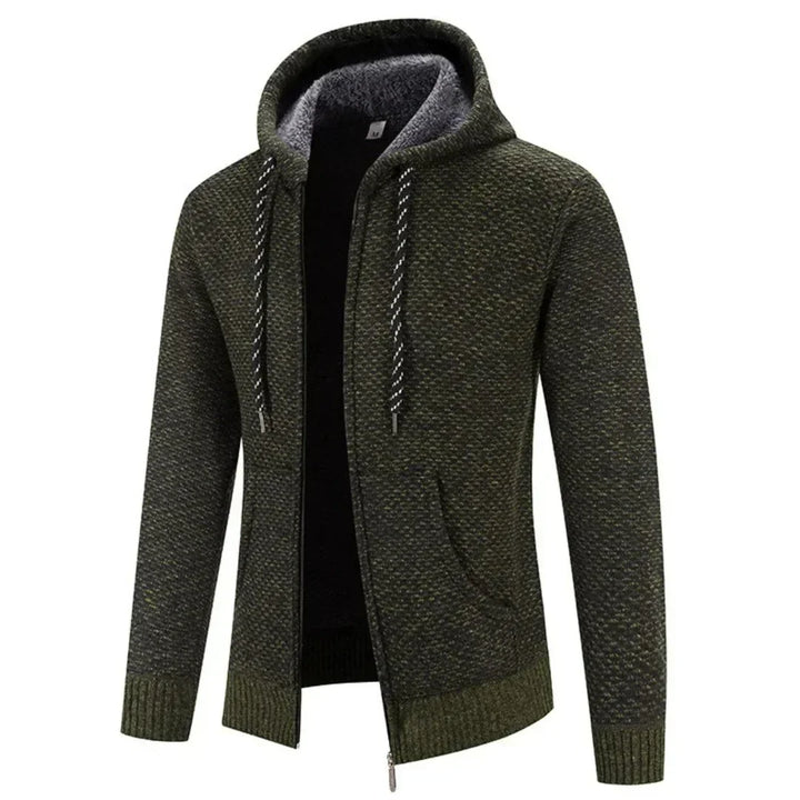 Silvan | Herren-Strickpullover mit Kapuze