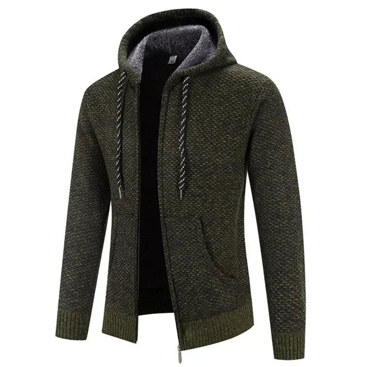 Silvan | Herren-Strickpullover mit Kapuze