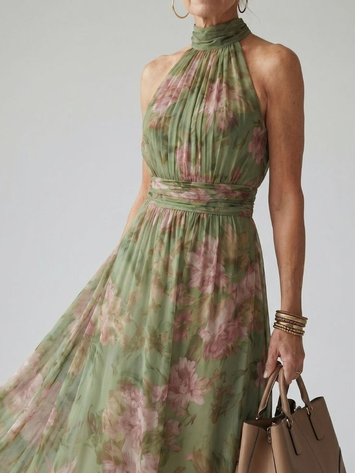 Naomi | Neckholder-Maxikleid