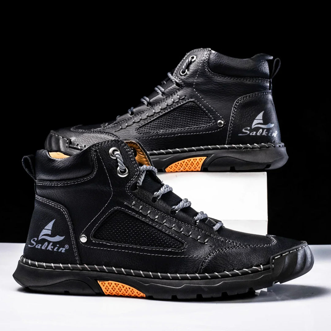 Leon | St. Moritz Leder High-Top Sneaker