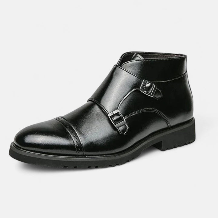 Leon | Monk-Strap Stiefeletten aus Ecopelle