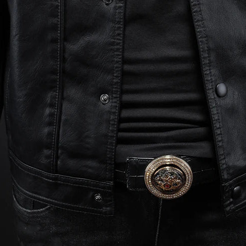 Leder Rider Jacke
