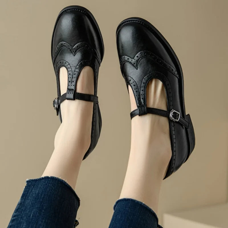 Sarah | Elegante Mary Jane mit T-Riemen