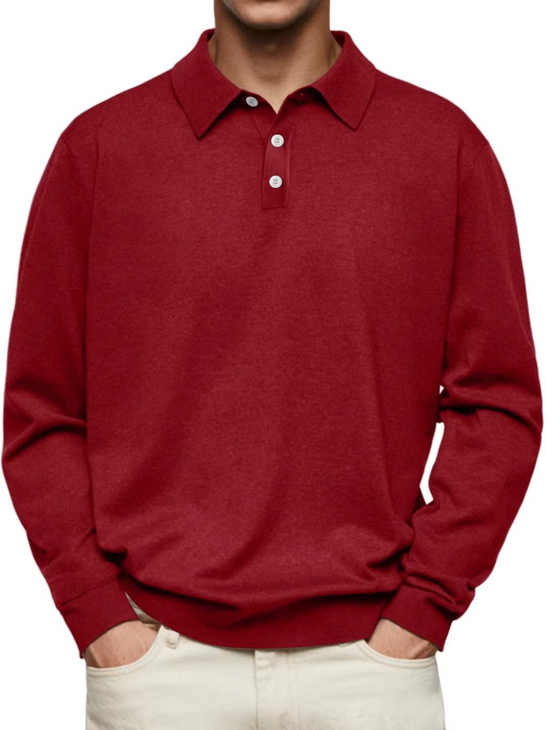 Laurin – Langarm-Poloshirt