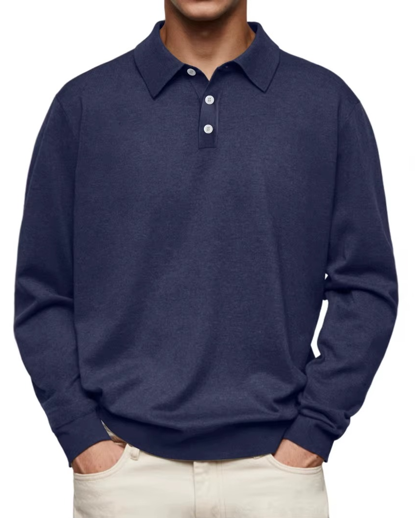 Laurin – Langarm-Poloshirt