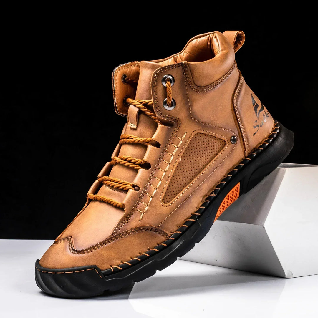 Leon | St. Moritz Leder High-Top Sneaker