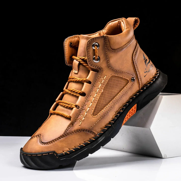 Leon | St. Moritz Leder High-Top Sneaker