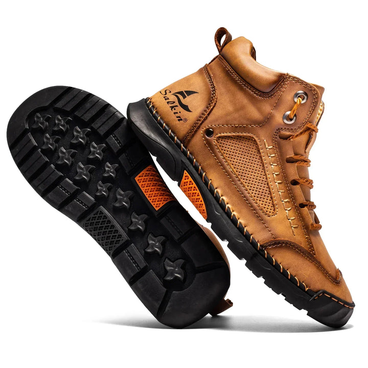 Leon | St. Moritz Leder High-Top Sneaker