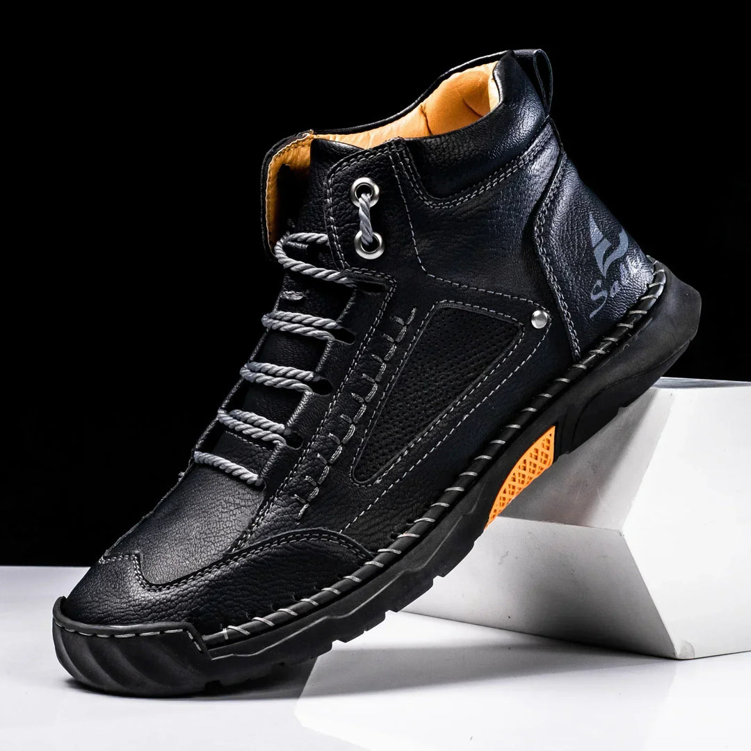 Leon | St. Moritz Leder High-Top Sneaker