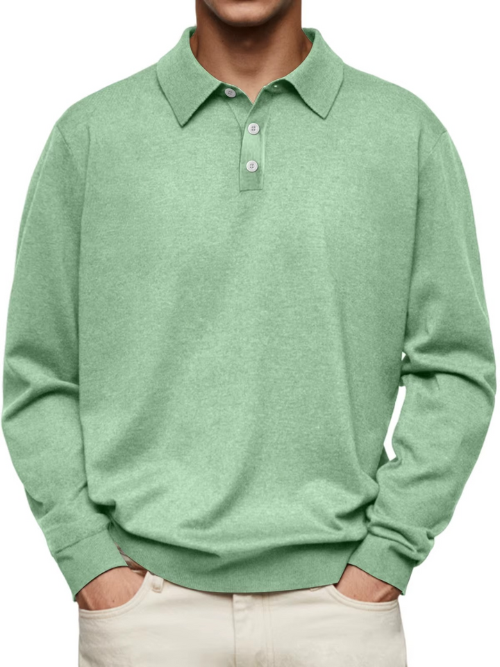 Laurin – Langarm-Poloshirt