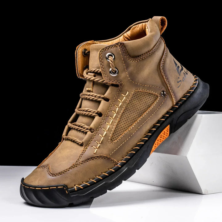 Leon | St. Moritz Leder High-Top Sneaker