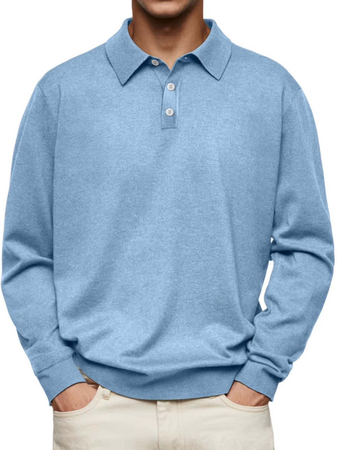 Laurin – Langarm-Poloshirt