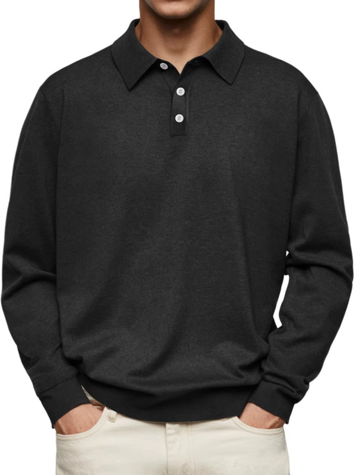 Laurin – Langarm-Poloshirt
