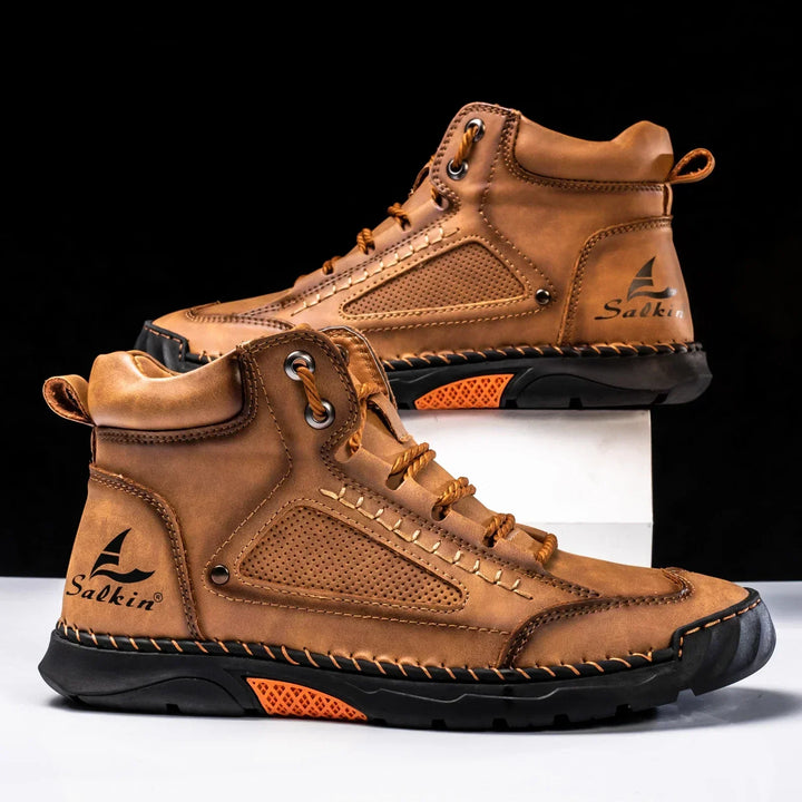 Leon | St. Moritz Leder High-Top Sneaker