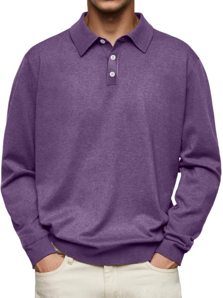 Laurin – Langarm-Poloshirt