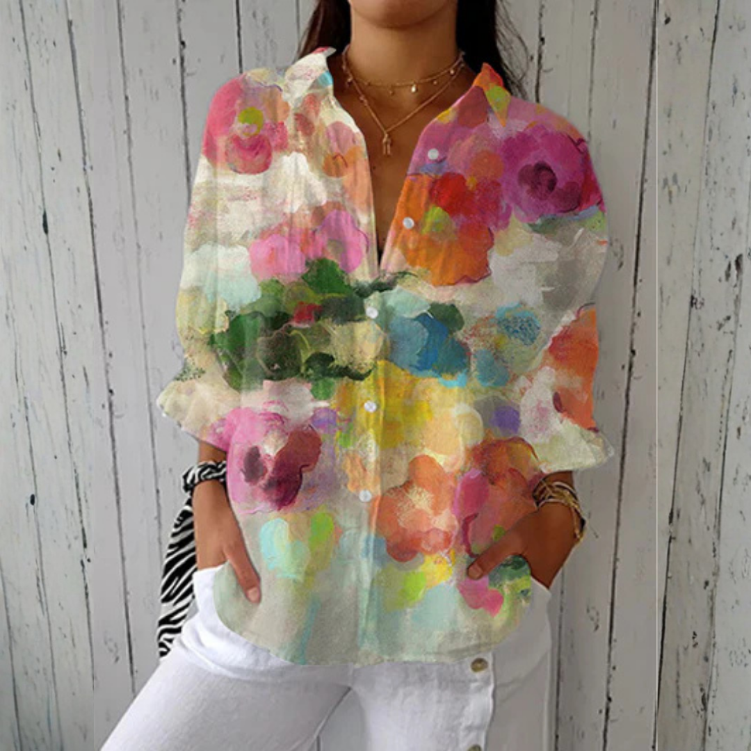 Lily™ | Aquarellträume Bluse