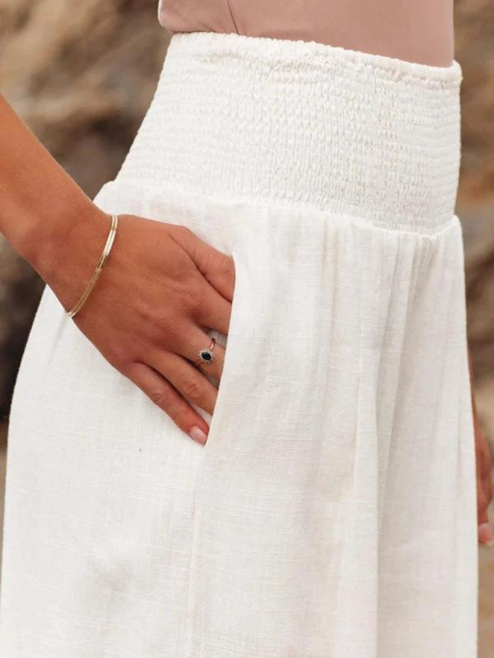Susan™ | Fließende Strandhose mit weitem Bein