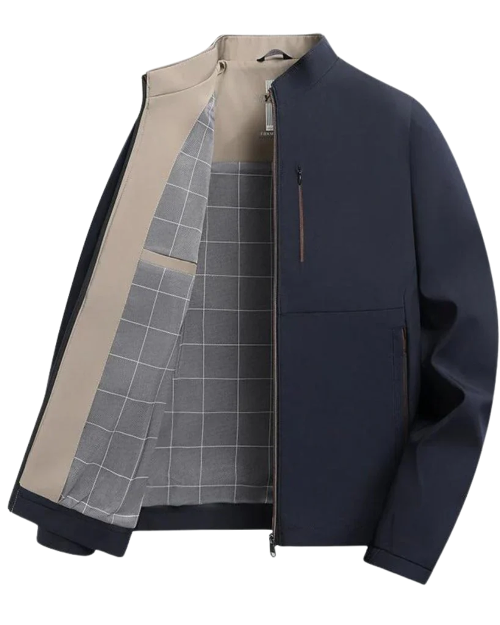 Klassische Zip-Jacke