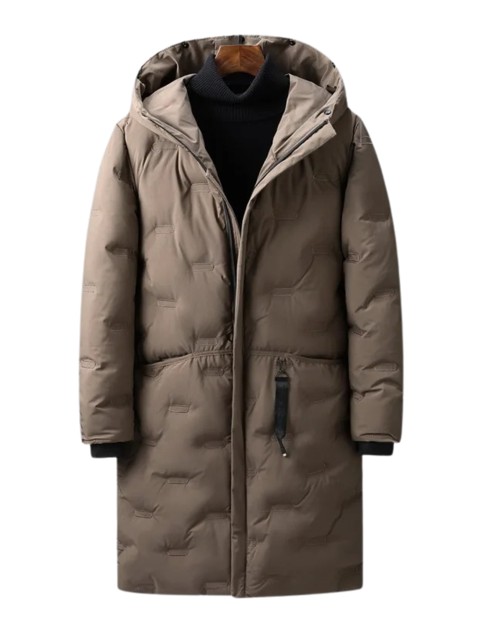 Lange Winterjacke