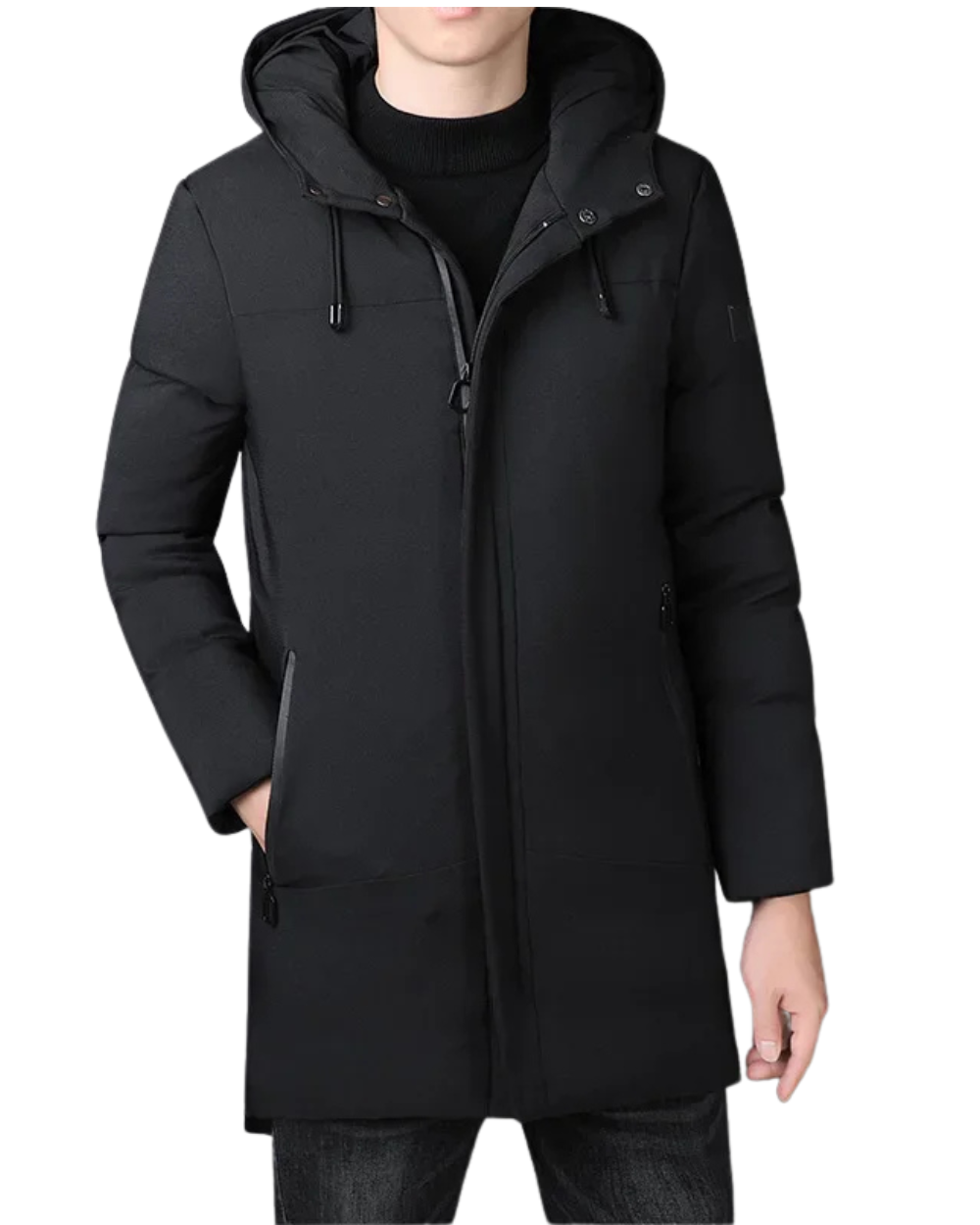 Eleganter langer Herrenmantel