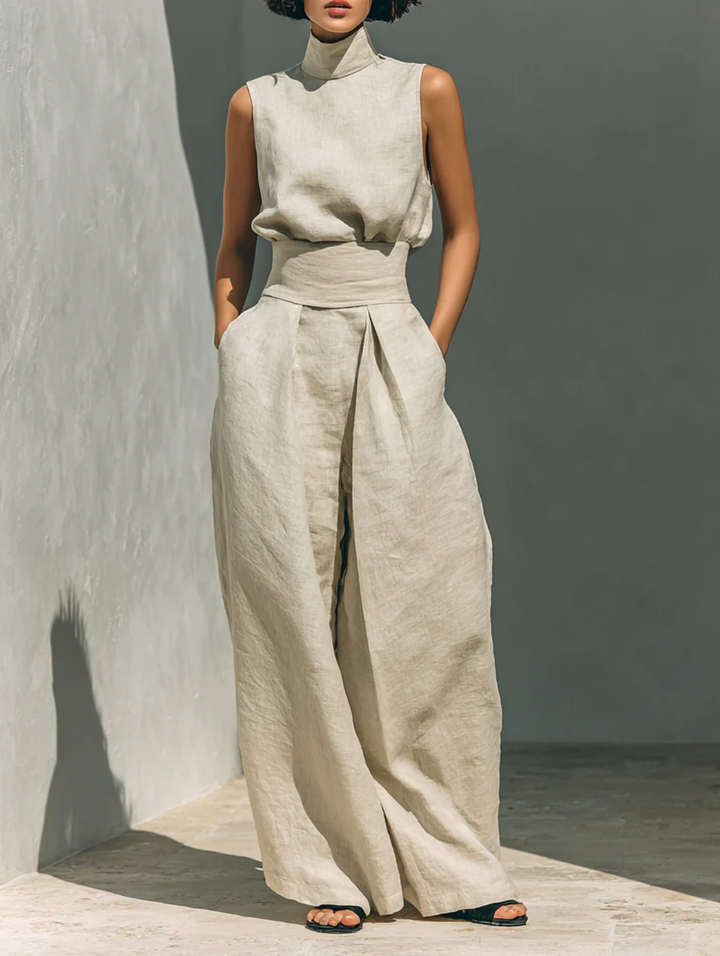 LENORA™ - SOMMERSET AUS BAUMWOLL-LEINEN-MIX