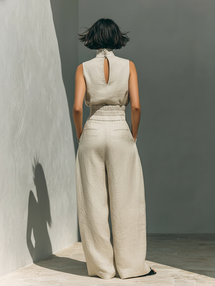 LENORA™ - SOMMERSET AUS BAUMWOLL-LEINEN-MIX